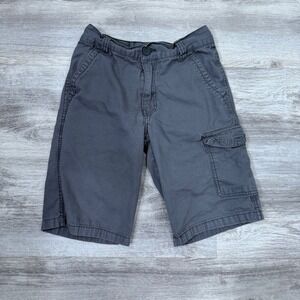 Levi's Boys Gray Cotton‎ Twill Cargo Shorts Size 12 Regular Kids